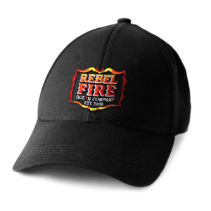 Rebel Fire Ring of Fire Embroidered Baseball Cap