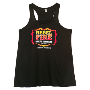Rebel Fire BBQ Flowy RacerBack Tank Front