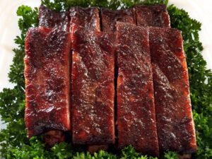 Saint Louis style barbecue ribs