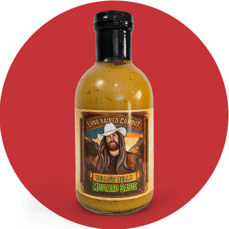 Sauces Long Haired Cowboy Yellow Belly Mustard Sauce