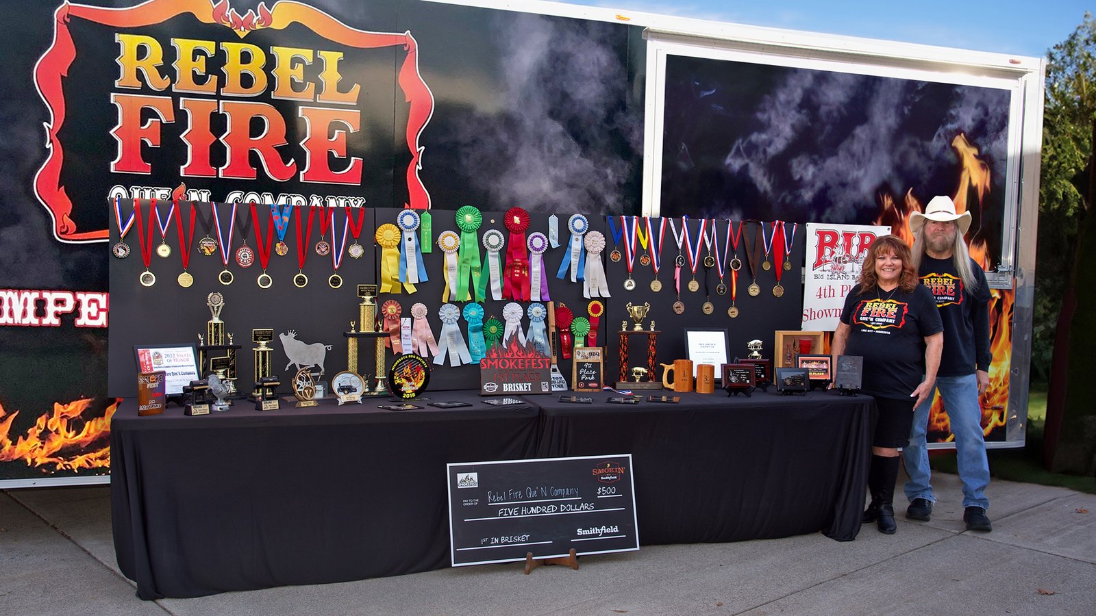 Todd and Marie Severson Award Winning Barbecue Pit Masters