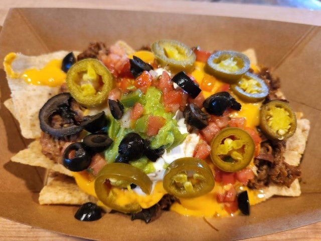 Barbeque Pork Nachos